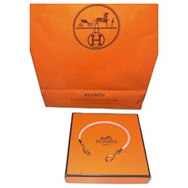 Hermès Jumbo Bracelet Sakura Pink Calfskin Gold