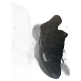 Dior D-Wander Sneaker Schwarz Pony Kalbsleder 36.5