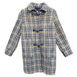 Casaco Duffle Coat Aquascutum em tweed cinza