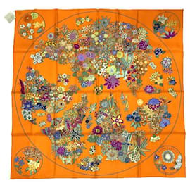 Sciarpa Hermès Carré 90 Planifleures
