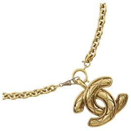 Collana in Oro Placcato Matelassé Chanel