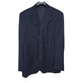 Hermès Blazer aus Wolle in Navy Blau