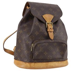 LOUIS VUITTON Zaino Monogram Montsouris MM M51136 LV Auth BA5245