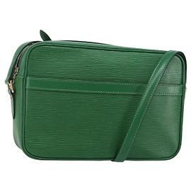 LOUIS VUITTON Borsa a Spalla Epi Trocadero 27 Verde M52314 LV Auth BA5916