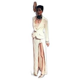 Cameo-Button-Jacke mit Spitzenbesatz Dior x John Galliano Frühling 1998