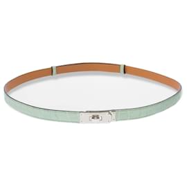 Hermès HERMES Kelly Accessoire aus exotischem Leder Grün - 102920