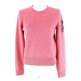 Cashmere-Strickpullover mit COCO-Gitarren-Patch von Chanel