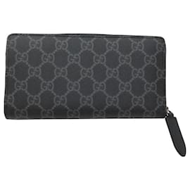 Gucci GG Emblem GG Canvas Long Wallet
