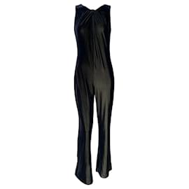 Mono Versace negro de terciopelo brillante