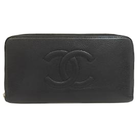 Cartera larga Chanel Coco Mark en piel de ternera granulada