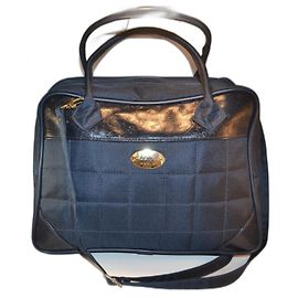 Bolso de mano Carven de tela azul