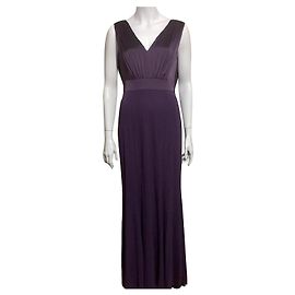Lila Abendkleid von Vera Wang mit Schleppe neu mit Etiketten