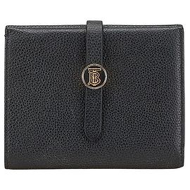 Portafoglio in pelle con logo TB di Burberry