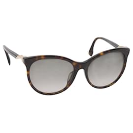 FENDI Sonnenbrille aus braunem Kunststoff Auth BA6233 - Fendi