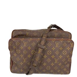 Borsa a tracolla Louis Vuitton Nile Marrone Pelle