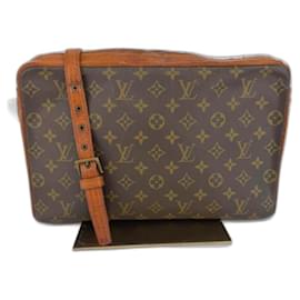 Borsa a spalla in pelle marrone Louis Vuitton 262