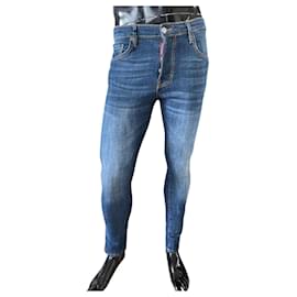 Dsquared2 Skater Skinny Jeans Blue