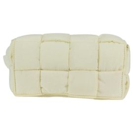 Bolso cruzado acolchado de nylon Intrecciato Bottega Veneta
