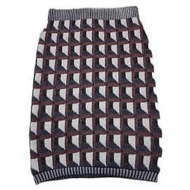 Gonna Jean Paul Gaultier Maille lunghezza ginocchio lana mohair