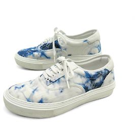 LOUIS VUITTON TROCADERO SNEAKERS 5.5 IT 39.5 FR BLUE CANVAS