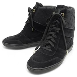 SCARPE SNEAKER CON TACCO A CUNEA LOUIS VUITTON MONOGRAM 39.5 CAMOSCIO