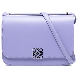 LOEWE Borsa a Spalla Goya in Pelle Viola Media