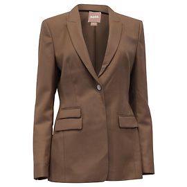 Hugo Boss Blazer Juicylara Boss en Lana Virgen Marrón