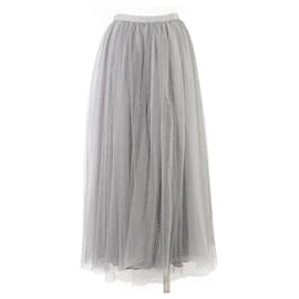 Falda de seda de malla Christian Dior