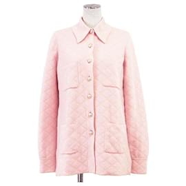 Giacca in seta di cashmere matelassé di Chanel