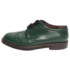 Marni Brogues in pelle verde - taglia EU 40