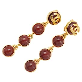 Orecchini rotondi a pendolo Cocomark vintage di Chanel