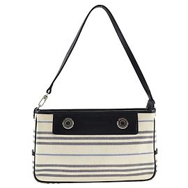 Borsa a spalla vintage Burberry in tela
