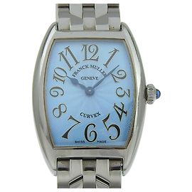 Franck Muller Cintree Curvex Quarz Uhr aus Edelstahl 25