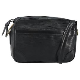 LOUIS VUITTON Borsa a Spalla Epi Trocadero 23 Nera M52302 LV Auth 143464