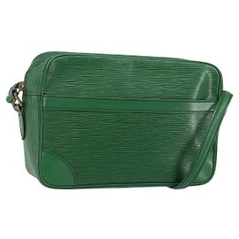 LOUIS VUITTON Borsa a Spalla Epi Trocadero 27 Verde M52314 LV Auth BA6259