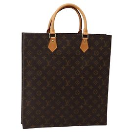 LOUIS VUITTON Borsa Sac Plat Monogram M51140 LV Auth 143119