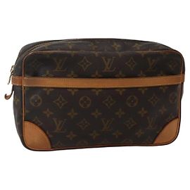 LOUIS VUITTON Clutch Compiegne 28 M51845 LV Auth BA5642