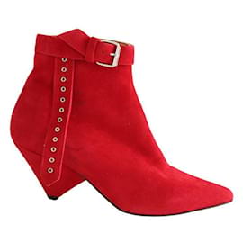 Botas de ante rojo - Iro