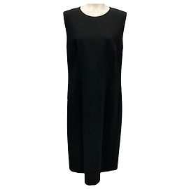 Autre Marque Vestido de tubo de crepé finesse negro Lafayette 148 New York