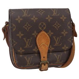 LOUIS VUITTON Borsa a Spalla Monogram Cartouchiere PM M51254 LV Auth BA6119