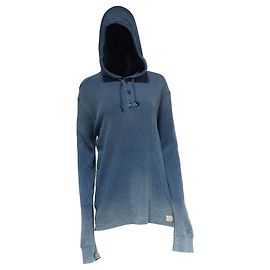 Färbte Kapuzenpullover aus hellblauem Baumwollstoff von Polo Ralph Lauren