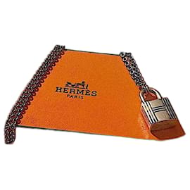 Collier Pendentif Hermès Cadena Argent avec Fermoir H