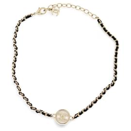NUOVO COLLANA CHANEL LOGO CC CHOKER ABA006 2023 SCATOLA SACCHETTO