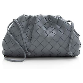 Mini Pochete em Couro Nappa Intrecciato Bottega Veneta
