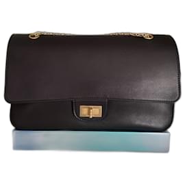 Borsa 2.55 Maxi Chanel Nero Oro