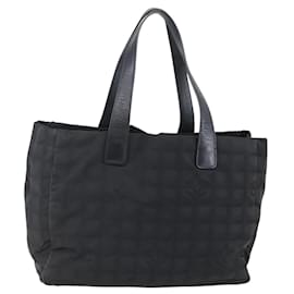 CHANEL Nuova Borsa Tote da Viaggio Nylon Nera CC Auth BA6319
