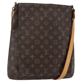 LOUIS VUITTON Bolsa de Hombro Monogram Musette M51256 LV Auth BA6275