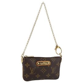 LOUIS VUITTON Monograma Pochette Mira PM Bolsa Accesorio M60095 LV Auth 143910V