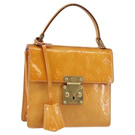LOUIS VUITTON Borsa a mano Spring street Monogram Vernis Rosa M91033 LV Auth bs29654