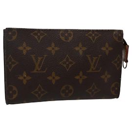 LOUIS VUITTON Monogram Bucket PM Zubehörbeutel Authentisch 143278